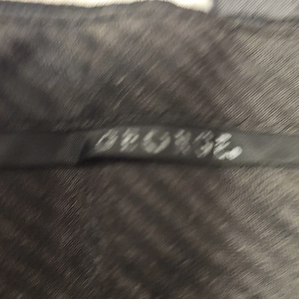 George Men's Black Striped Dress Pants